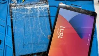 iPad第8世代 ガラス割れ修理 20231120