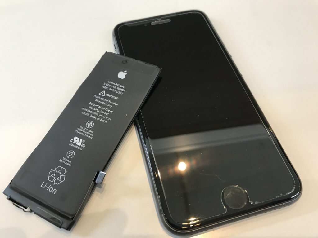 iPhoneSE2のバッテリー