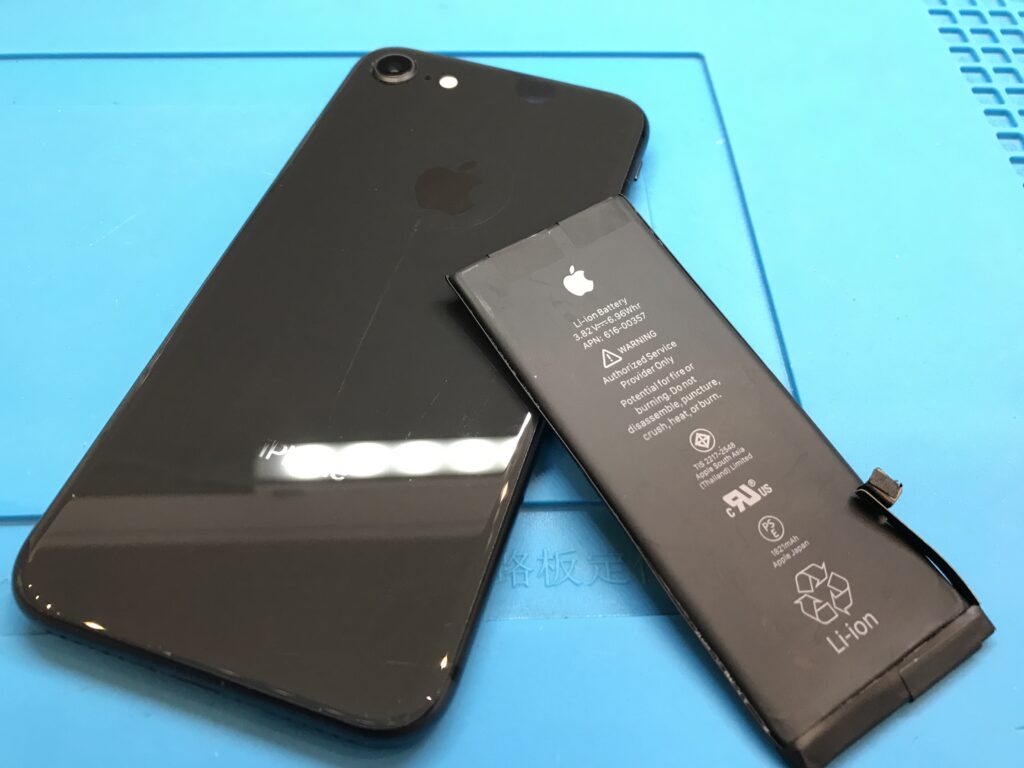 iPhoneXRバッテリー交換