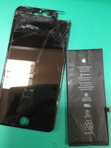【フロントパネル+バッテリーセット】スマートクリアすすきのラフィラ本店iPhone/iPad修理専門店Proブログ2015/07/02