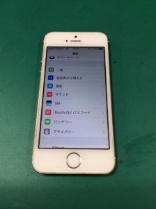 iPhone5s修理後16/11/17