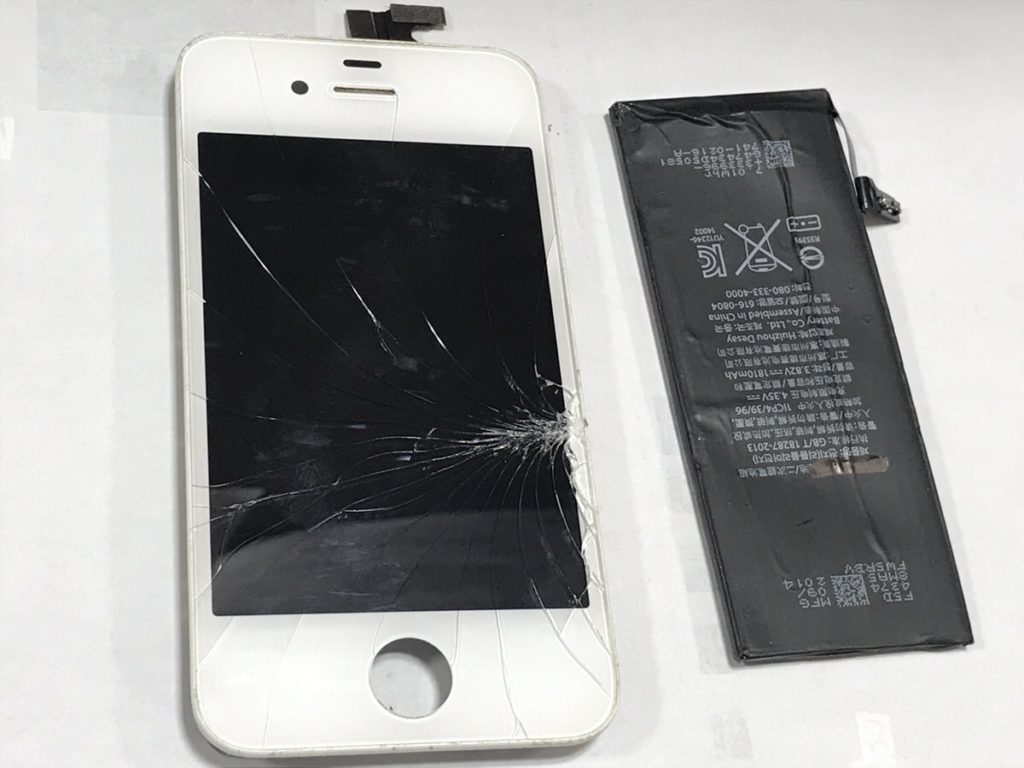 iPhone4sパネル交換&iPhone5バッテリー交換.0426