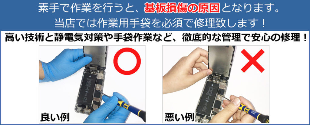 スマートクリアは手袋着用必須アイコン