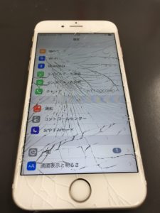 割れたままの状態は嫌だ！ iPhone/iPad修理専門店スマートクリア 千歳店ブログ2018/06/24