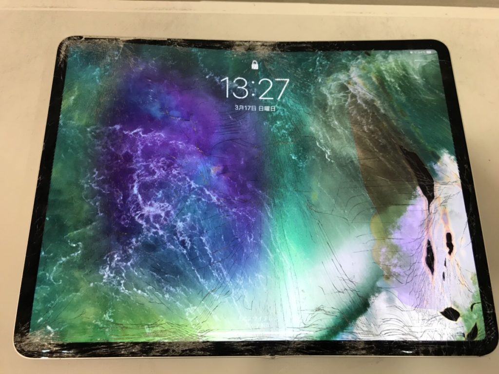 iPadの故障画像