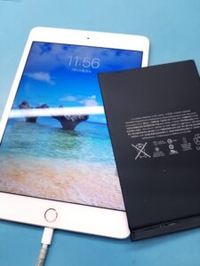 iPadのバッテリーがもう限界！！スマートクリアイオン札幌西岡店なら交換できますよ🎶