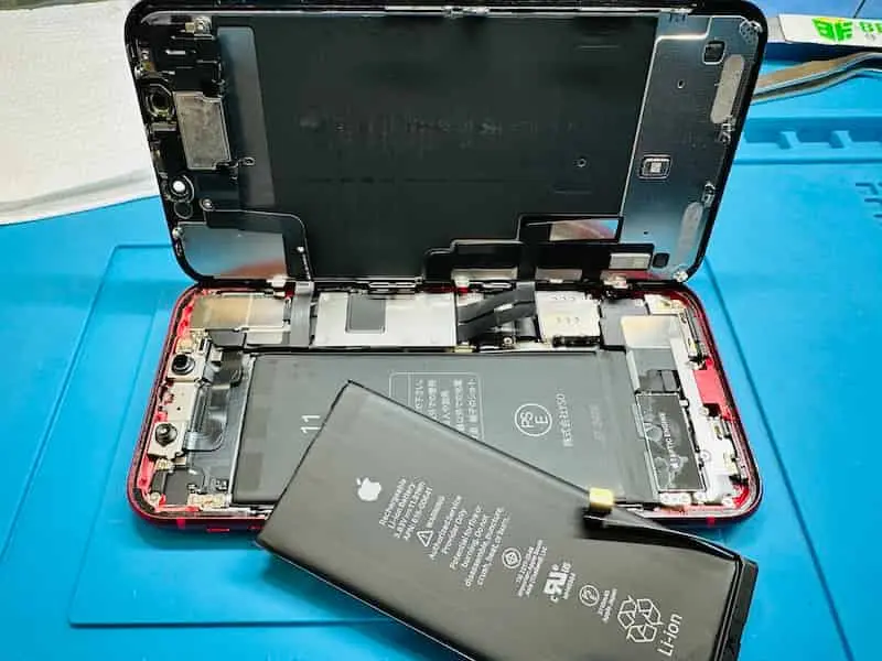 iPhoneバッテリー交換