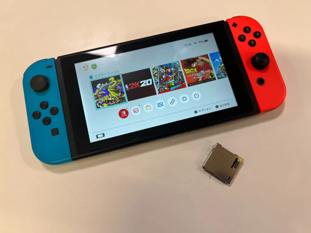 Switch ゲームスロット修理