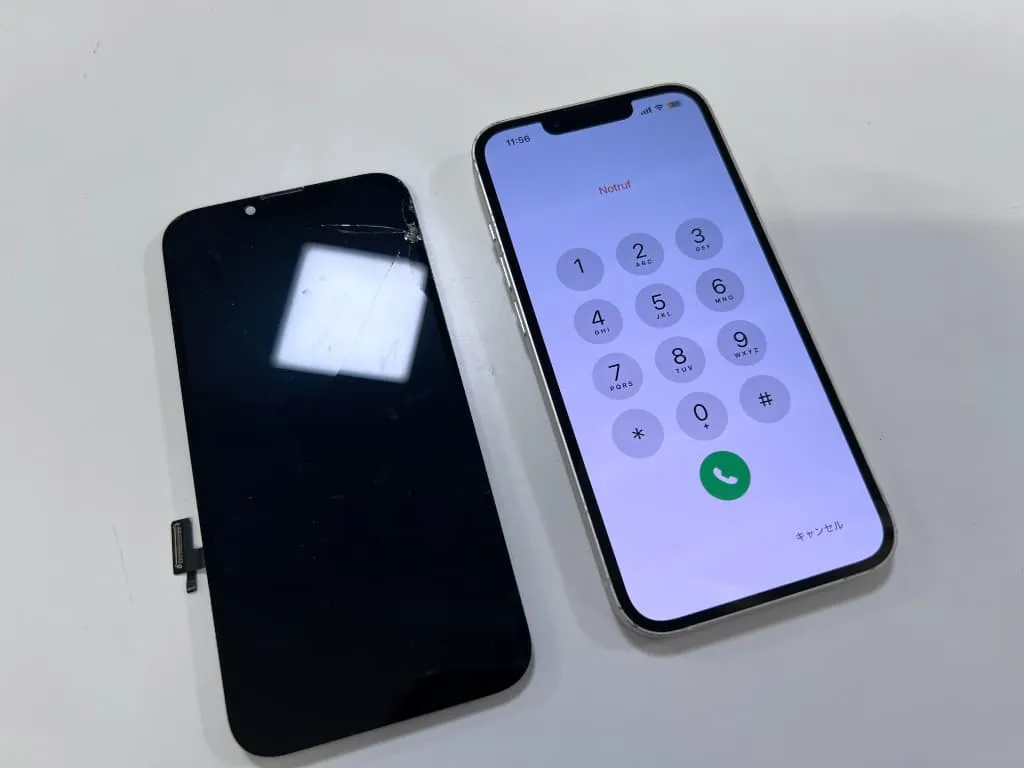 iPhone 液晶割れ 放置