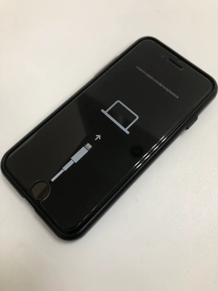 iPhoneリカバリーモード画面