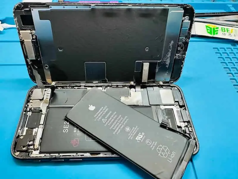 iPhoneバッテリー交換