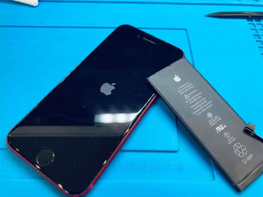 iPhoneバッテリー交換