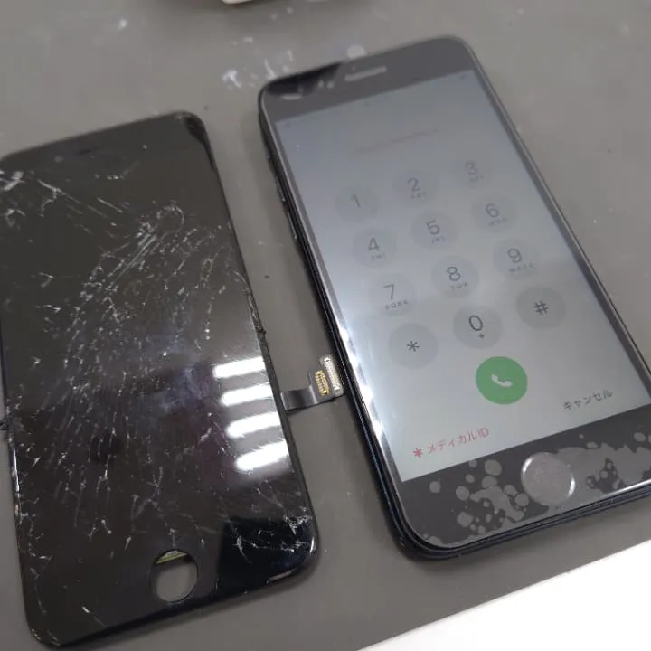 iPhone画面割れ即日修理