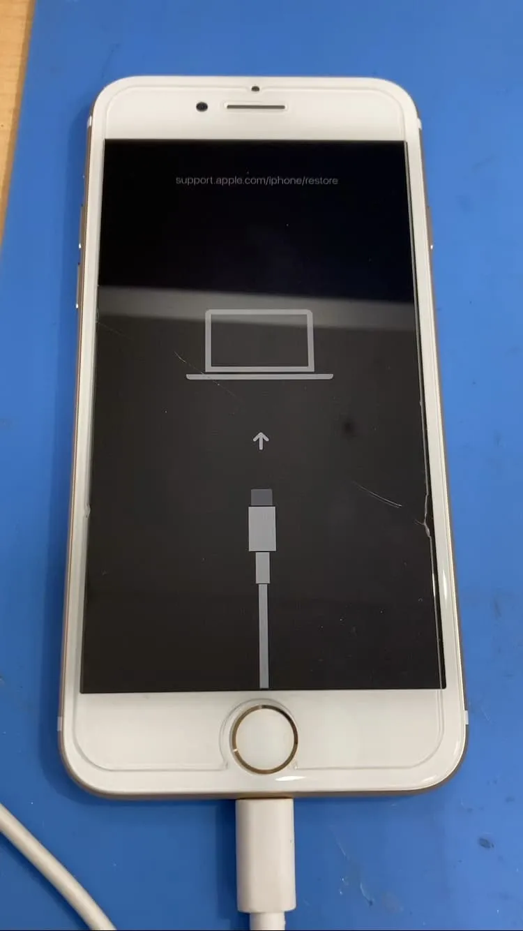 iPhone7 リカバリーモード表示