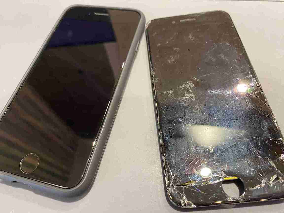 iPhoneSE2画面修理後