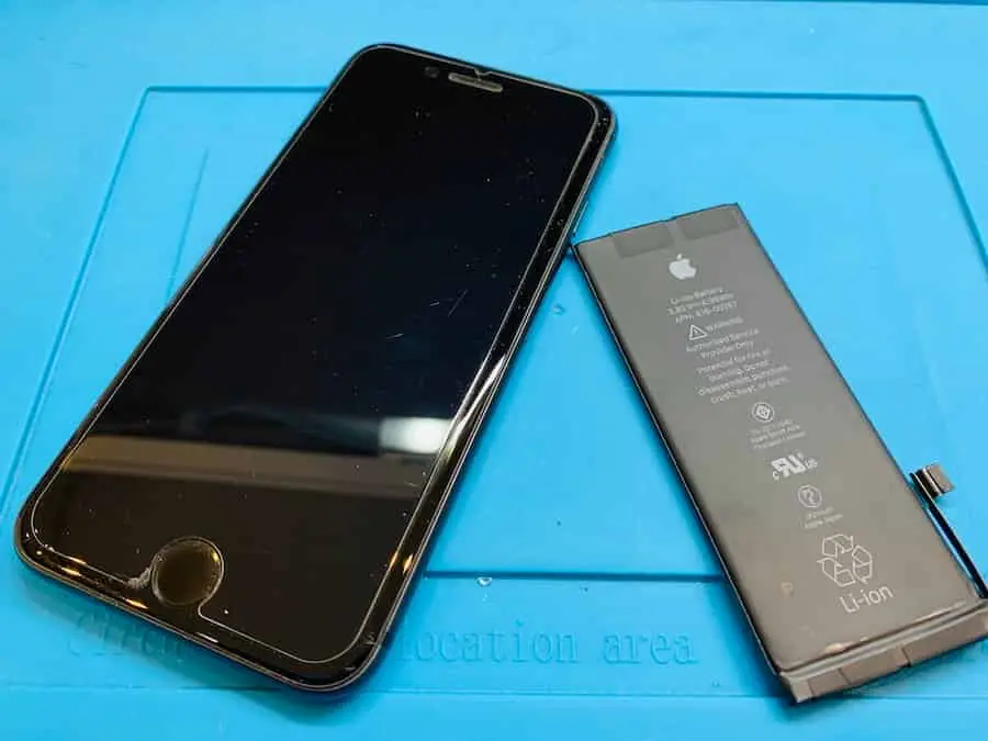 iPhoneバッテリー交換