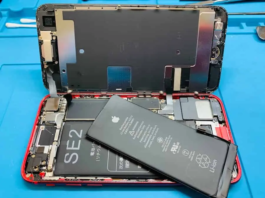 iPhoneバッテリー交換