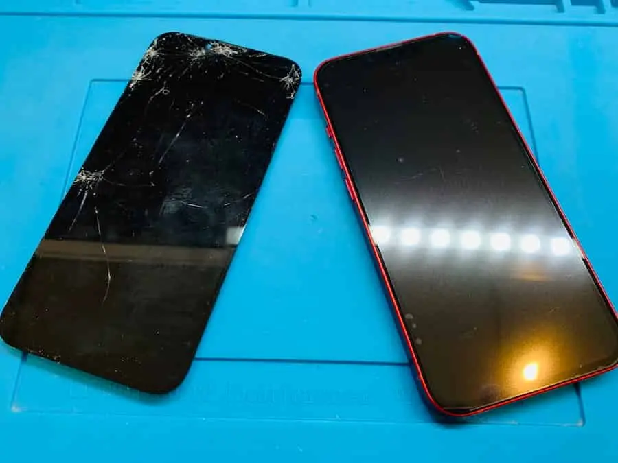 iPhone画面交換