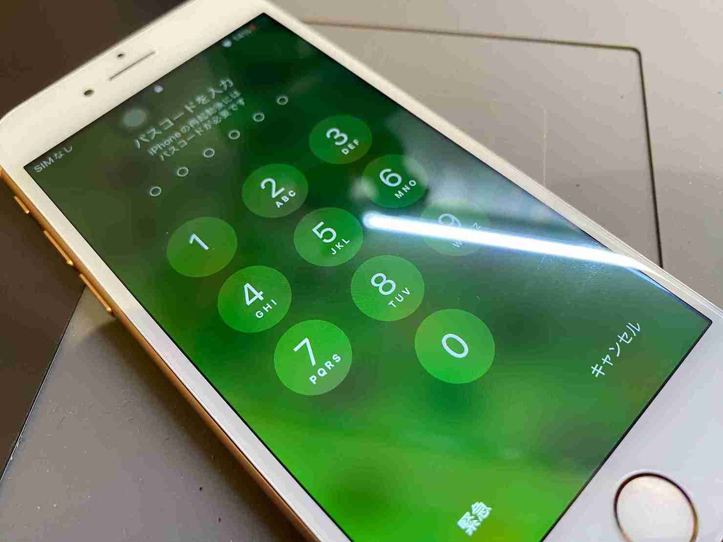 iPhone8画面修理後