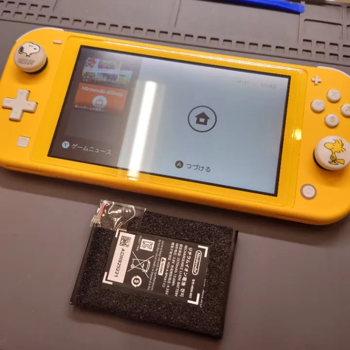 Switch liteバッテリー交換