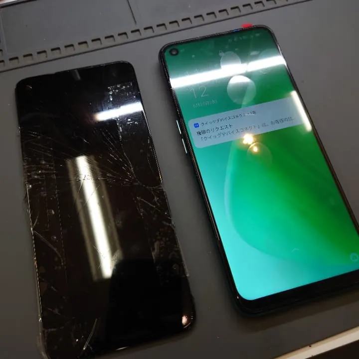 OPPO A54の画面割れ修理は札幌北区のスマートクリアMEGAドンキホーテ札幌篠路店にお任せ