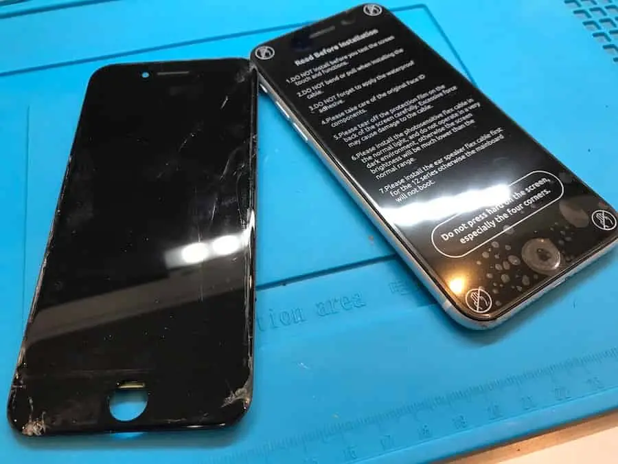iPhone画面修理