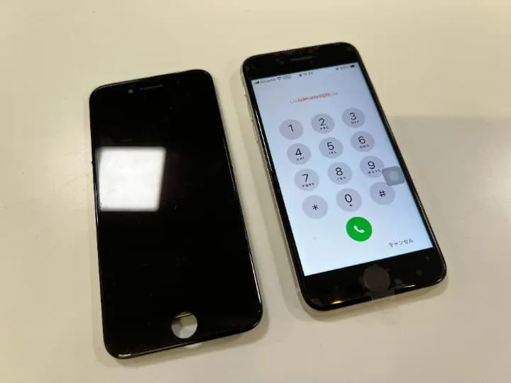 iPhone,iPhoneSE3,水没,画面に影,リンゴループ,データ復旧,対応可能
