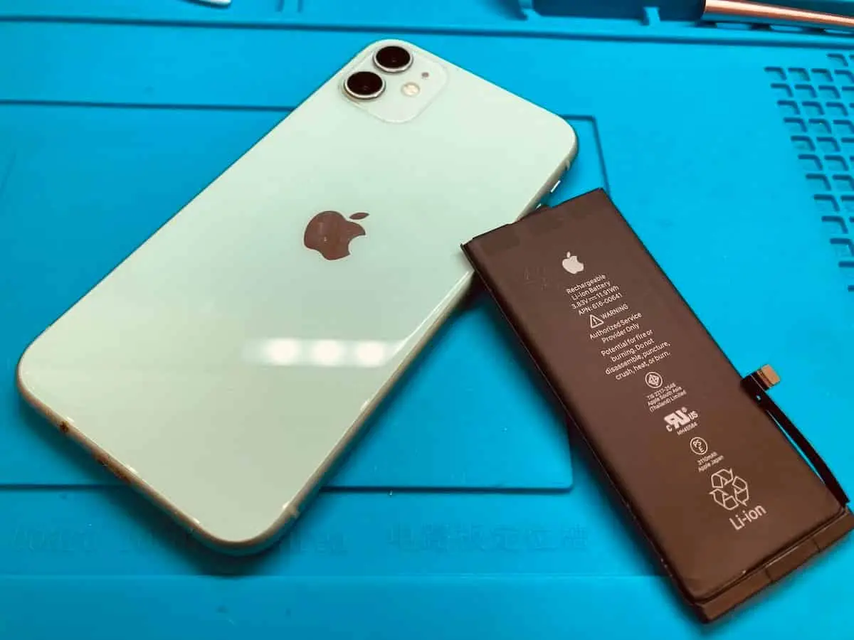 iPhoneバッテリー交換