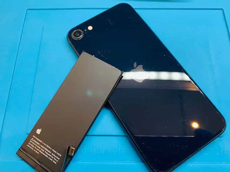 iPhoneバッテリー交換