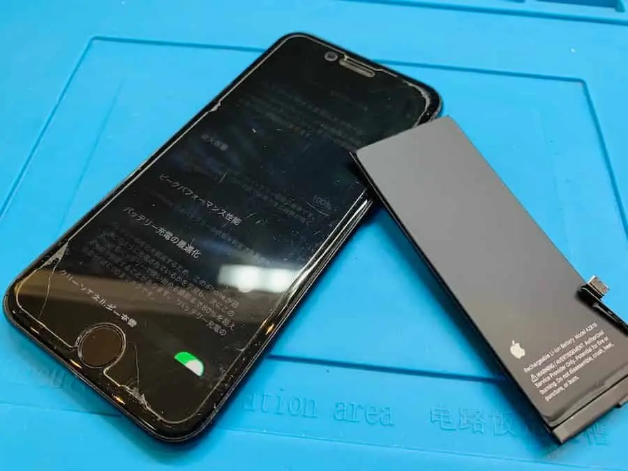 iPhoneバッテリー交換