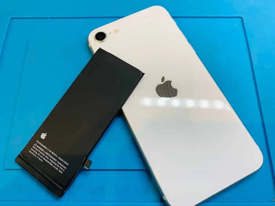 iPhoneバッテリー交換