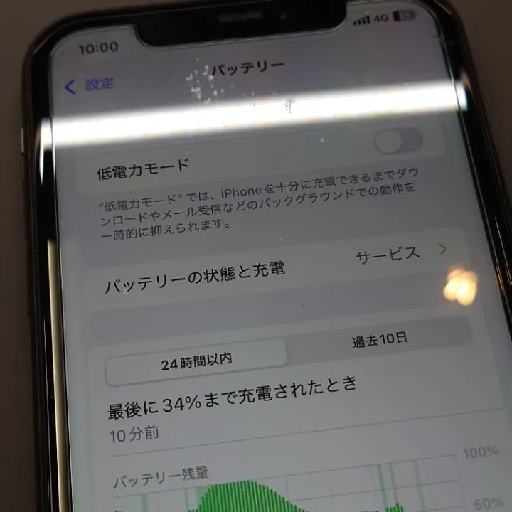 iPhoneのバッテリー劣化のサイン