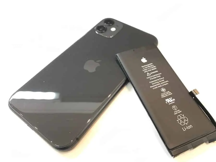 iPhoneバッテリー交換