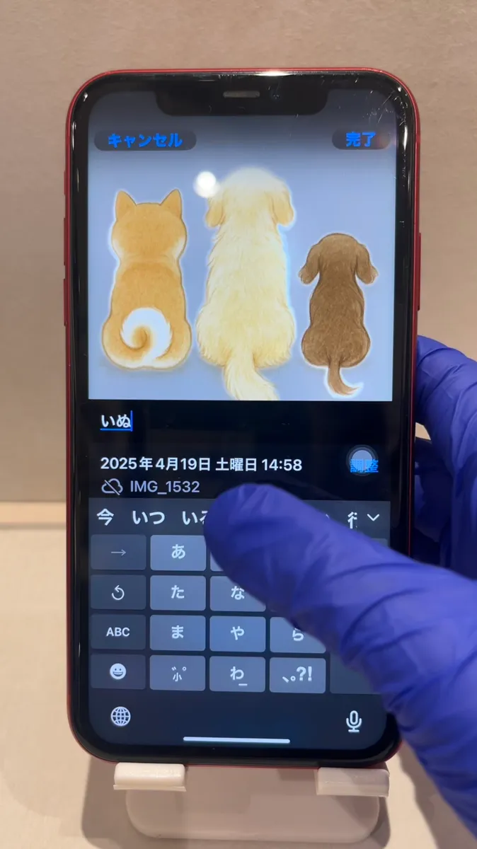 【iPhone裏ワザ】写真にキャプション追加できるって知ってた?使い方&入力トラブル時の対処法|スマートクリア ココノススキノ店