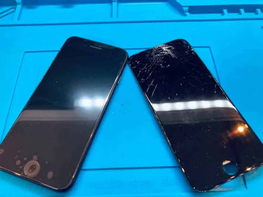 iPhone画面交換