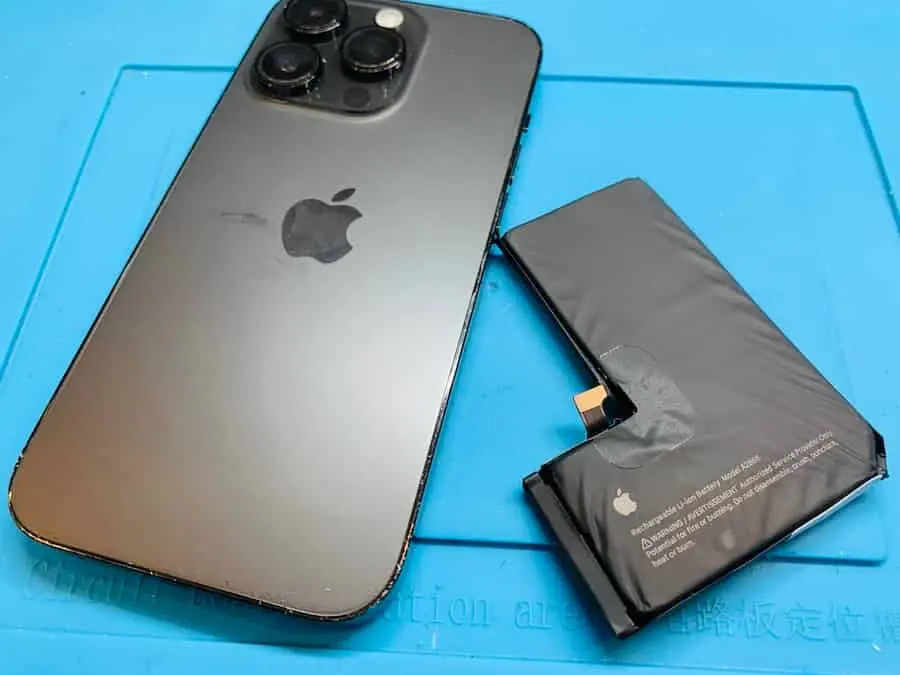 iPhoneバッテリー交換