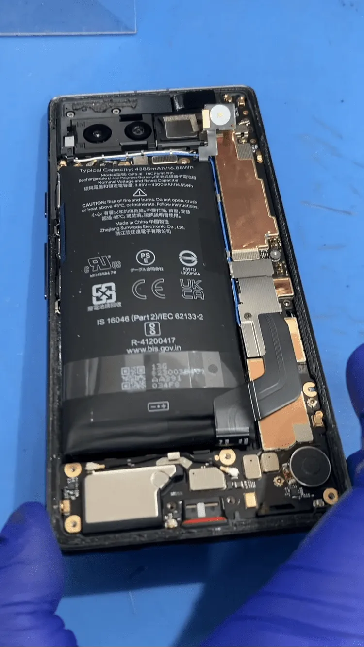 バッテリーが膨張したGooglePixel