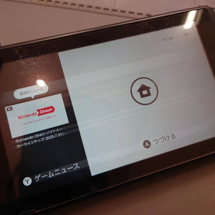 【スマートクリア】Switchの液晶画面にノイズ発生？即日修理！【札幌栄町店】