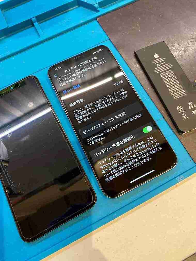 画面もバッテリーも新品のiPhone