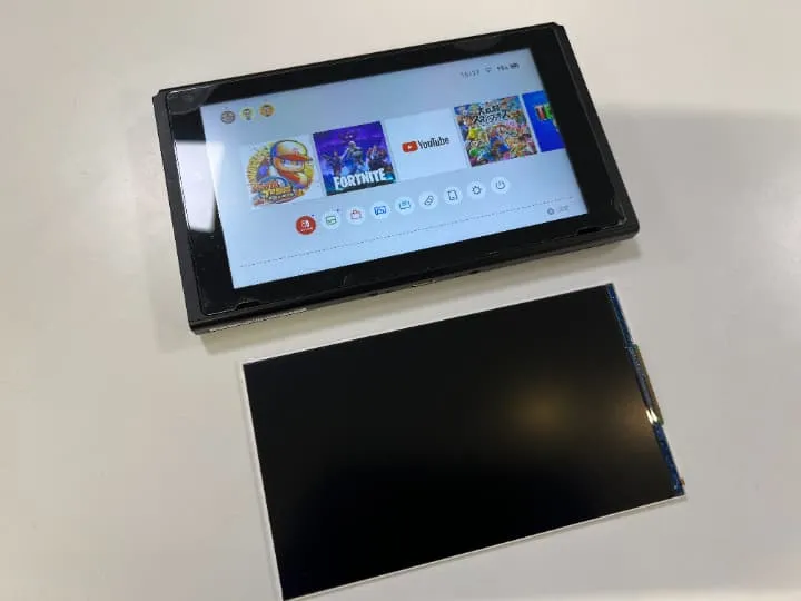 Switch,スイッチ,液晶,液晶割れ,液晶交換,データそのまま,即日修理
