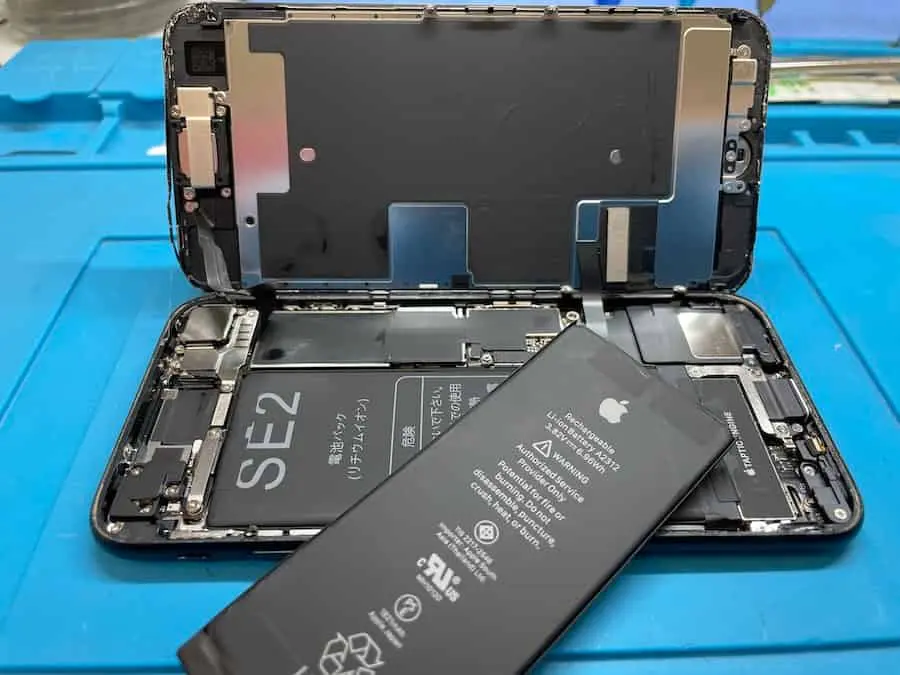 iPhoneバッテリー交換