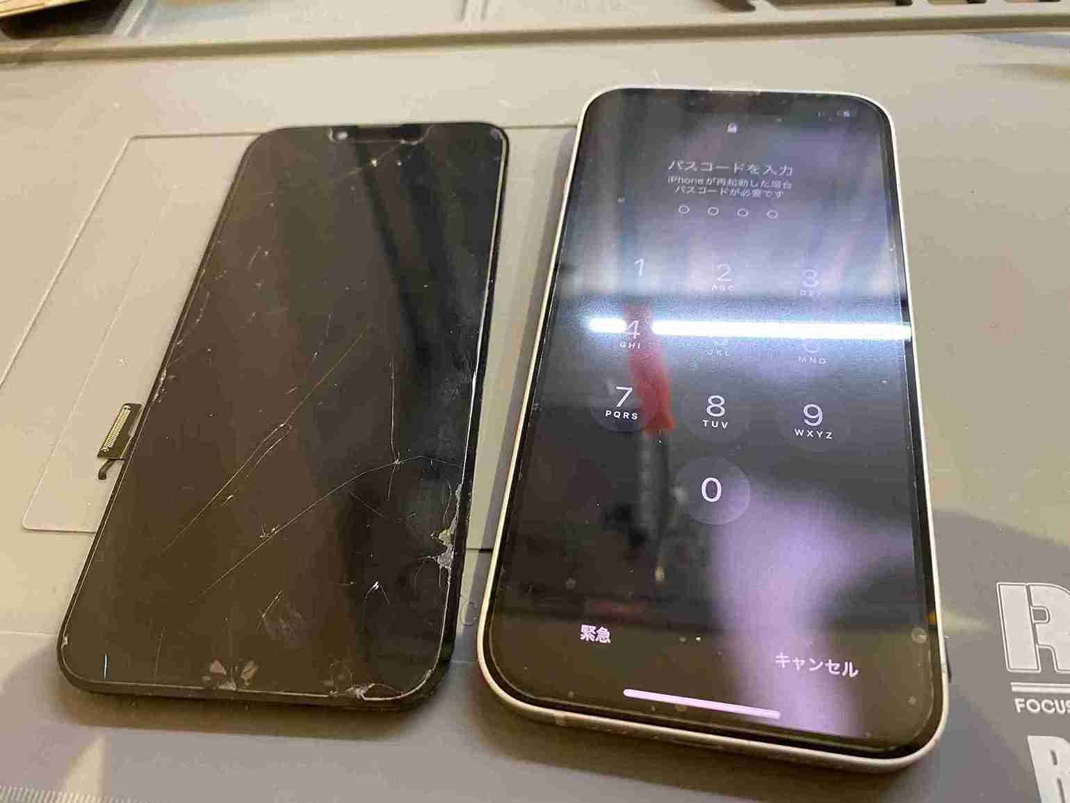 映らなくなったiPhoneもスマートクリアなら即日で修理いたします！天神橋筋六丁目駅前店【天六】