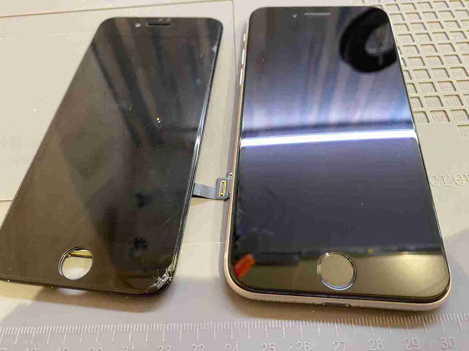 iPhoneSE3 ホームボタン不具合 修理後