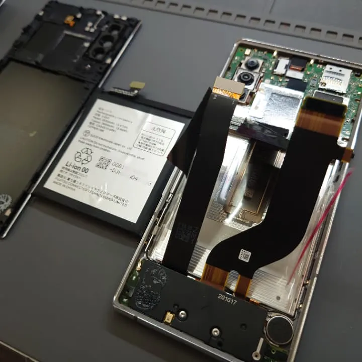 arrowsスマホのバッテリー交換
