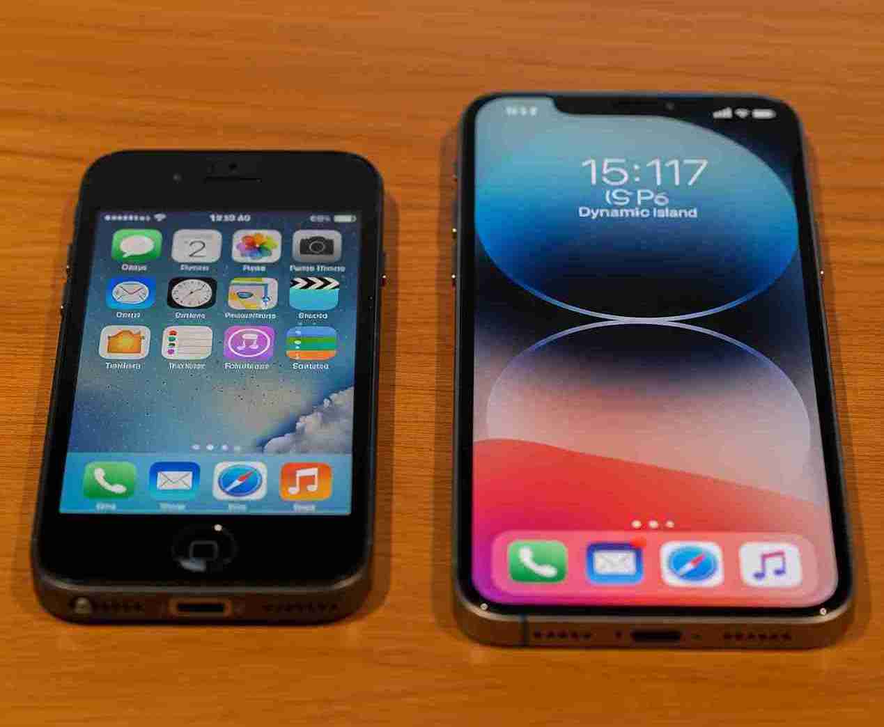 新しいiPhone、古いiPhone