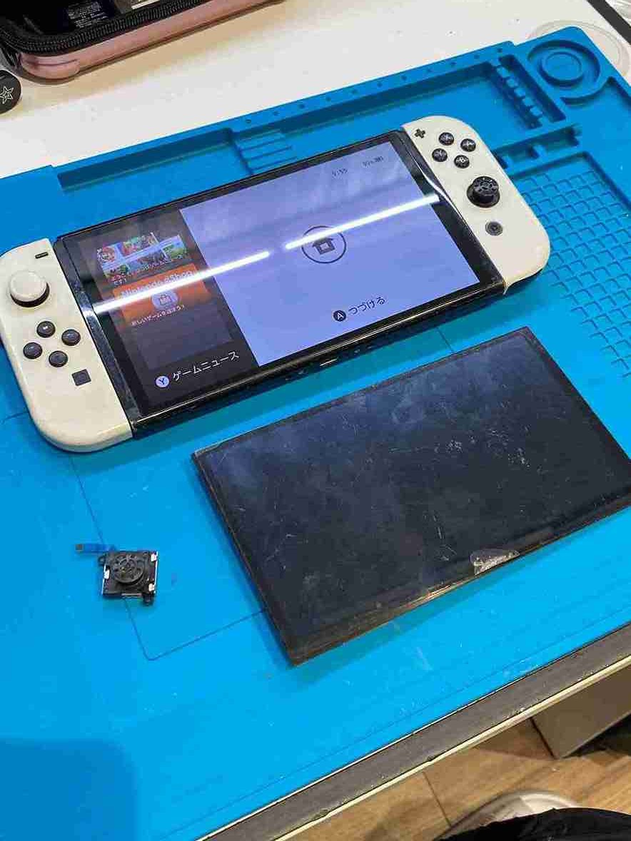 映らない、勝手に動く症状を直したswitch