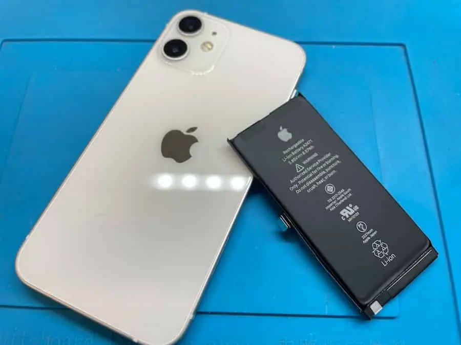 iPhoneバッテリー交換