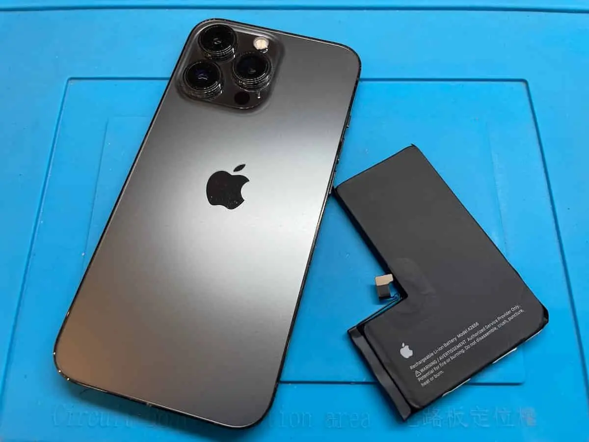 iPhoneバッテリー交換