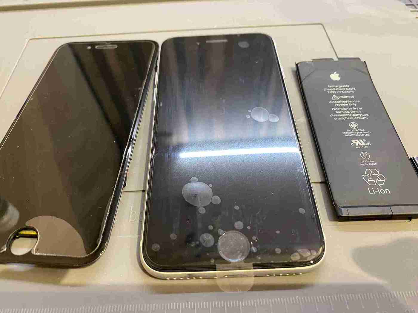 iPhoneSE2 画面/バッテリー セット修理