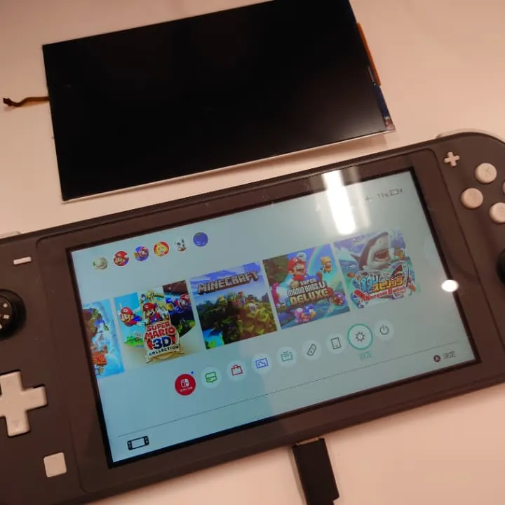 Switch Liteの液晶故障も即日